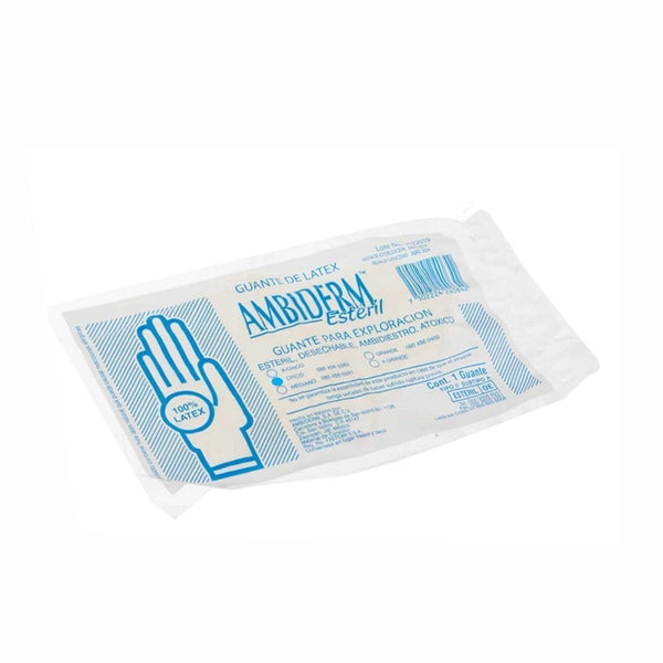 Guante de exploracion medica individual