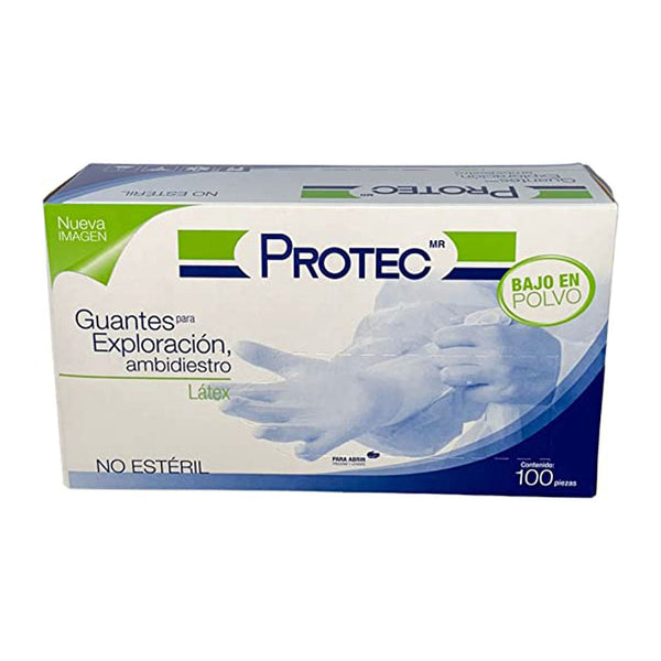 Guante exploracion esteril mediano 100 piezas