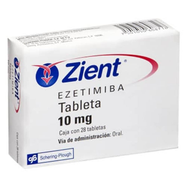 Zient ezetimiba 28 tabletas 10mg ezetimiba