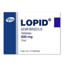 Lopid 600 14 grageas 600mg