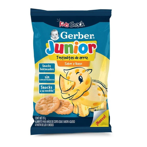 GERBER TOSTADITAS QUESO BOLSA 20G
