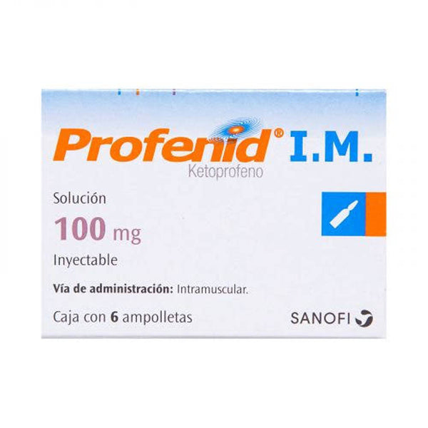 Profenid i.m. 6 ampolletas 100mg ketoprofeno