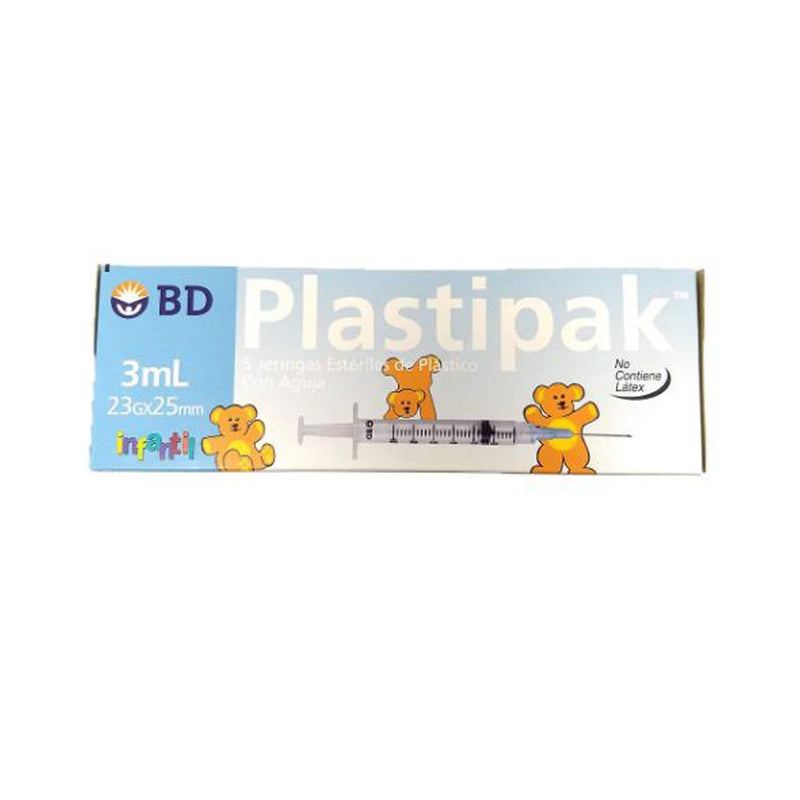 Jeringa aplastik aguja23x25 3ml5
