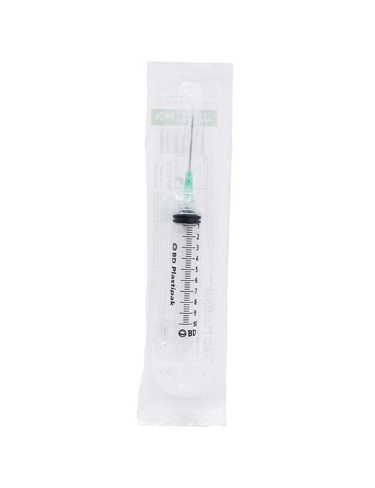 Jeringa aplastik aguja21x32 10ml