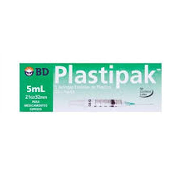 Jeringa aplastik aguja21x32 5ml5