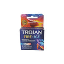 Preservativos trojan fire ice con 3piezas