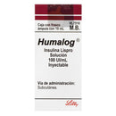 Humalog 100ui solucion inyectables 10ml r