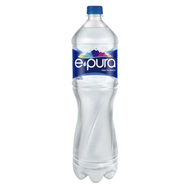 Agua epura 1 1/2 lt