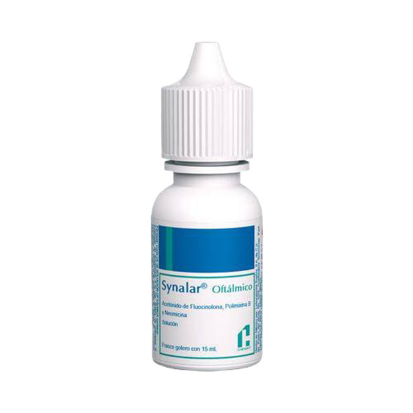 Synalar solucion.oft. 15ml clioquinol / fluocinolona