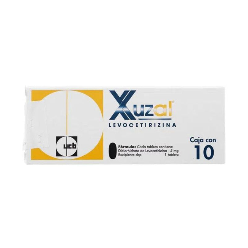 Xuzal 10 tabletas 5mg
