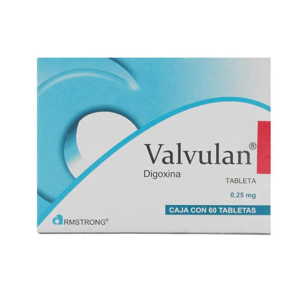 Valvulan 60 tabletas 0.25mg