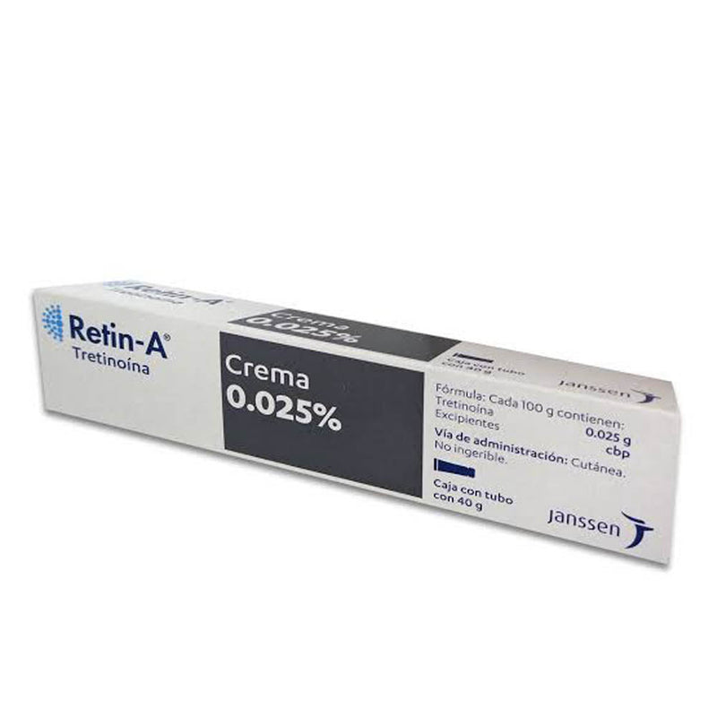 Retin-a crema 0.025% tubo 40gr