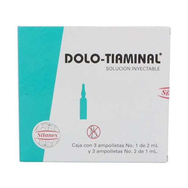 Dolo-tiaminal solucion inyectable 3 ampolletas