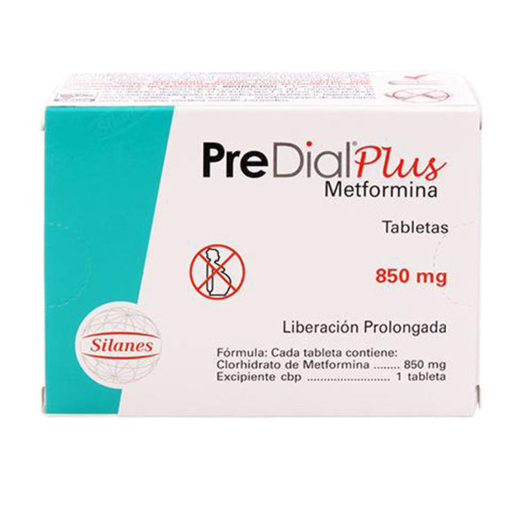 Predial us 30 tabletas 850mg metformina