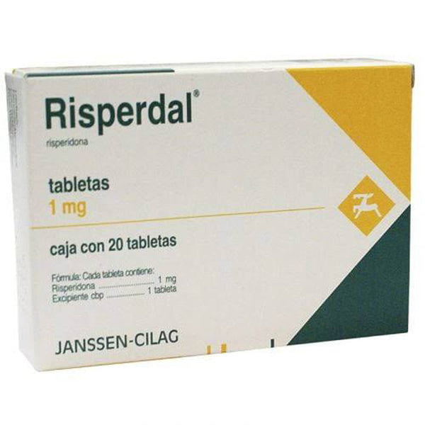 Risperdal 20 tabletas 1mg