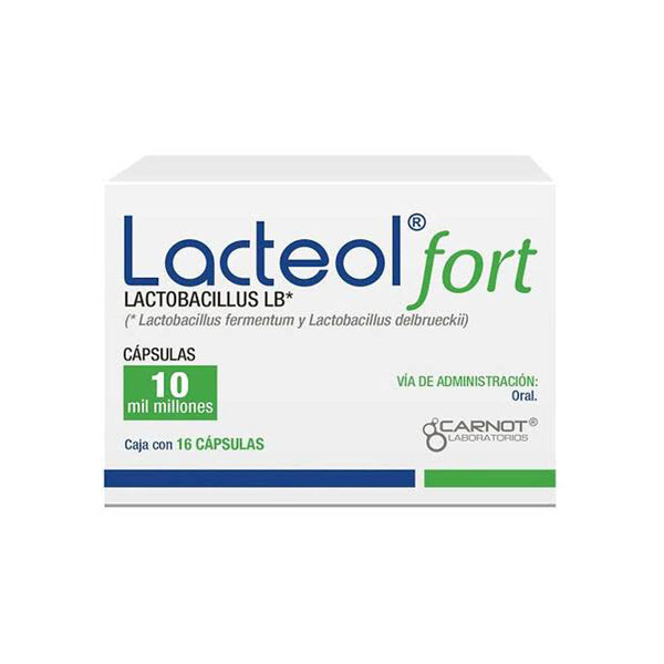 Lacteol fort 340mg con 16 capsulas