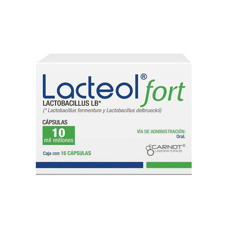 Lacteol fort 340mg con 16 capsulas