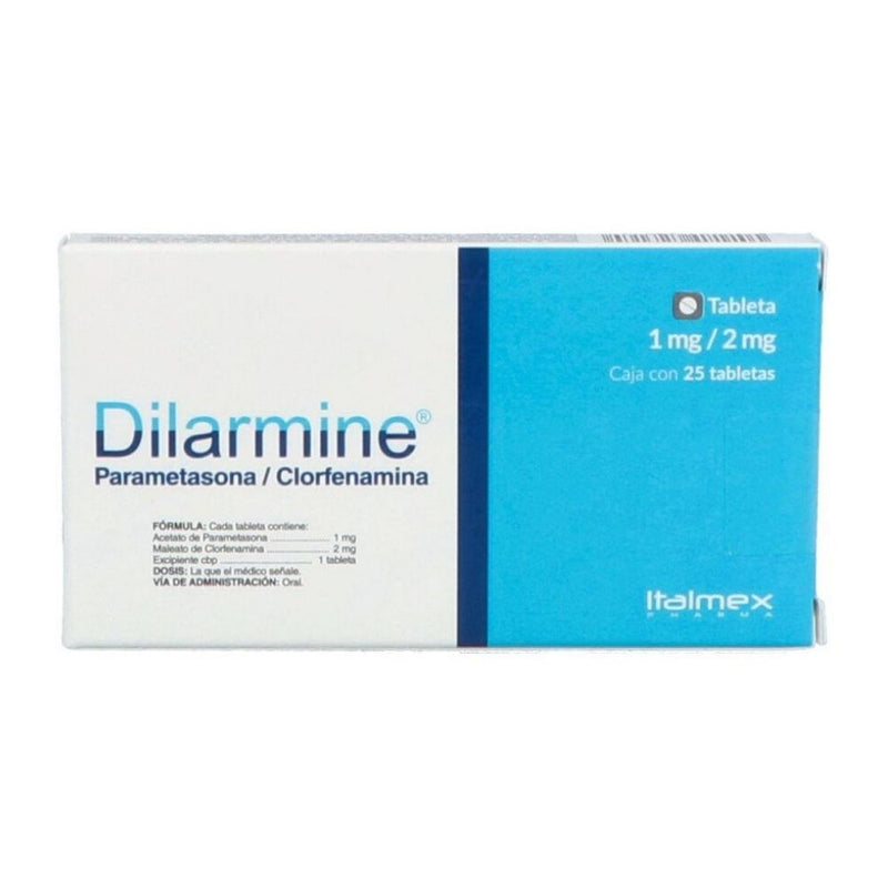Dilarmine 25 tabletas