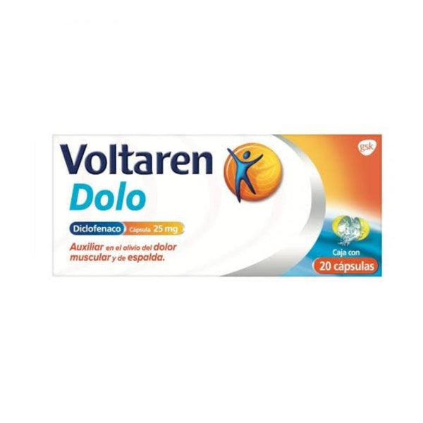 Voltaren dolo 20 capsulas 25mg