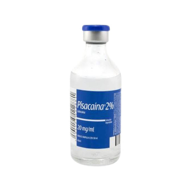 Pisacaina 2% solucion.inyectables 50ml