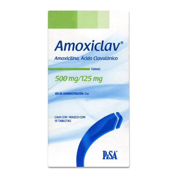 Amoxiclav tabletas 500mg/125mg 1*a