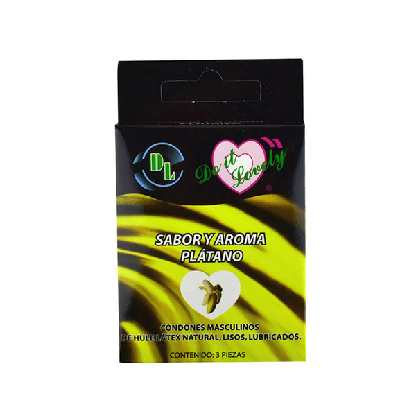 Preservativos de luxe platano con 3