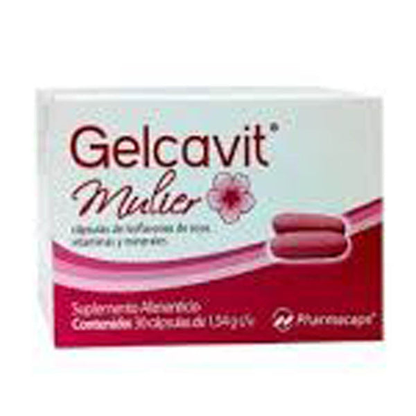 ISOFLAVONAS DE SOYA-MULTIVITAMINICO 1.5/1.7/5 MG CAPS C/30 (GELCAVIT MULIER)