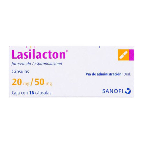 Lasilacton 16 capsulas ironolactona / furosemida