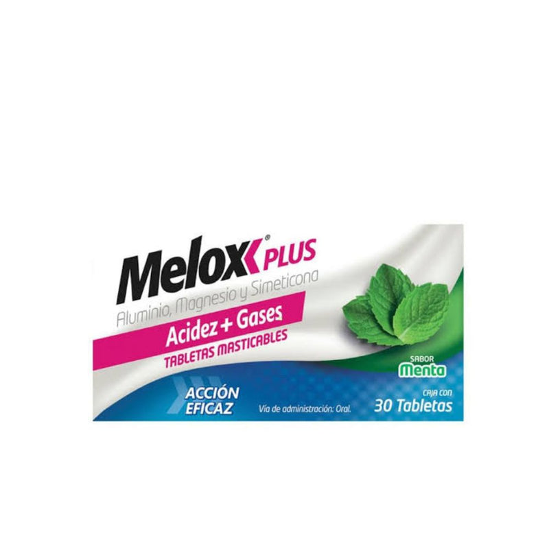 MELOX PLUS MTA 30 TABS ALUMINIO / MAGNESIO / DIM