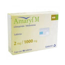 Amaryl m 16 capsulas 2 mg glimepirida
