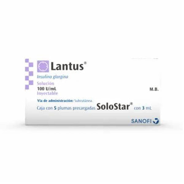 Lantus solucion solostar 5 cart 3ml r