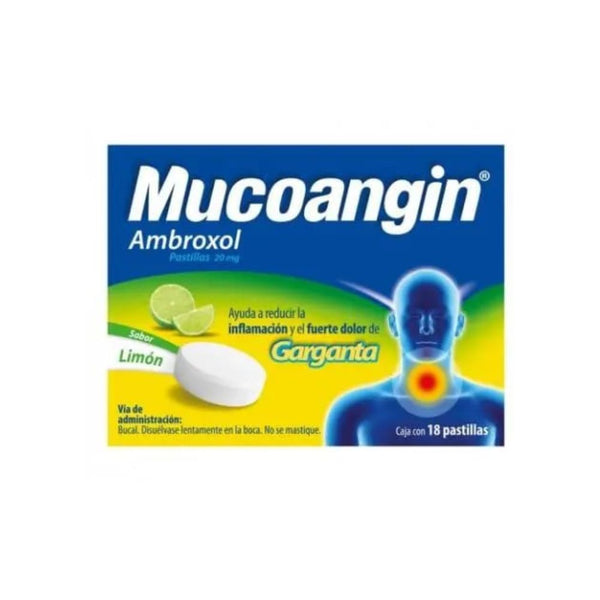 MUCOANGIN LOZEN 18 PAST LEMON