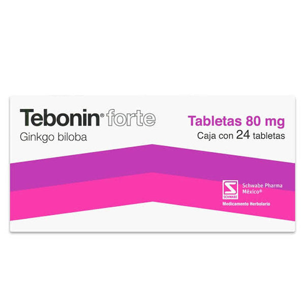 Tebonin forte 24 grageas 80mg