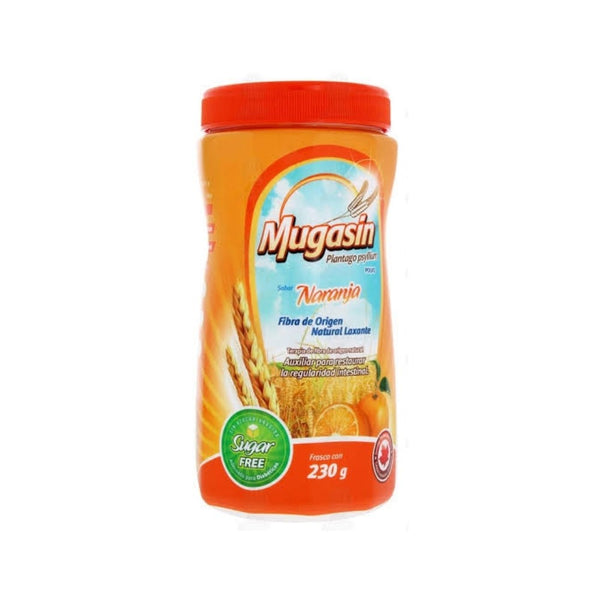 Psylliium antago 49.7 g./100 g. polvo 230gr (mugasin naranja)