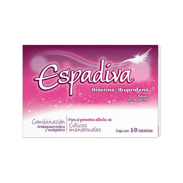 Butilhioscina-ibuprofeno 20mg/400mg tabletas con 10 (adiva)