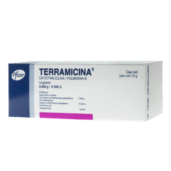 Terramicina oftalmica pomada 10gr