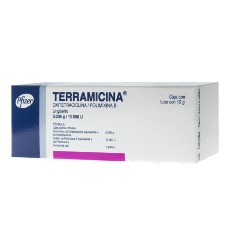 Terramicina oftalmica pomada 10gr