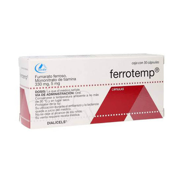 FERROTEMP 30 CAPS