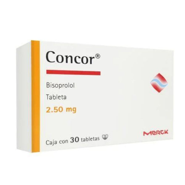 Concor 30 grageas 2.5mg