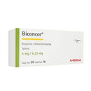 Biconcor 30 tabletas 5mg/6.25mg