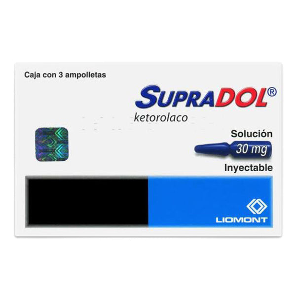 Supradol im iv 3 ampolletas 30mg