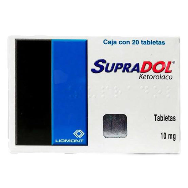 Supradol 20 tabletas 10mg