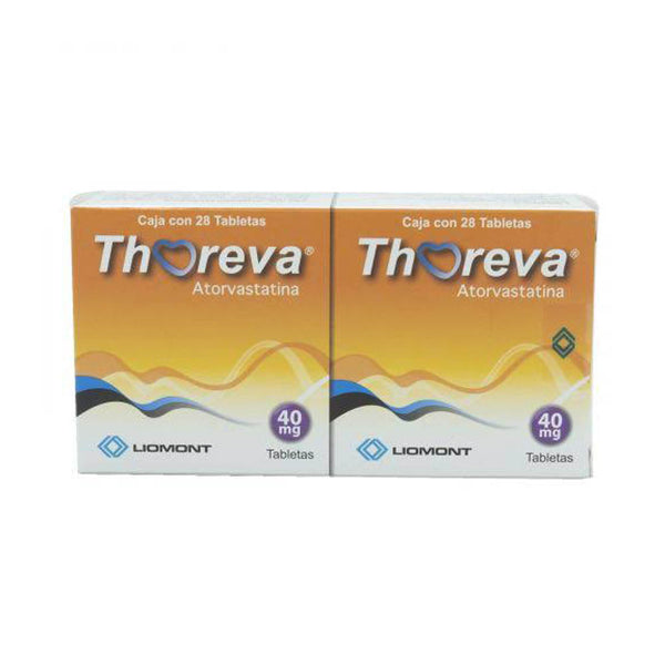 Thoreva tabletas dual con 28 40mg