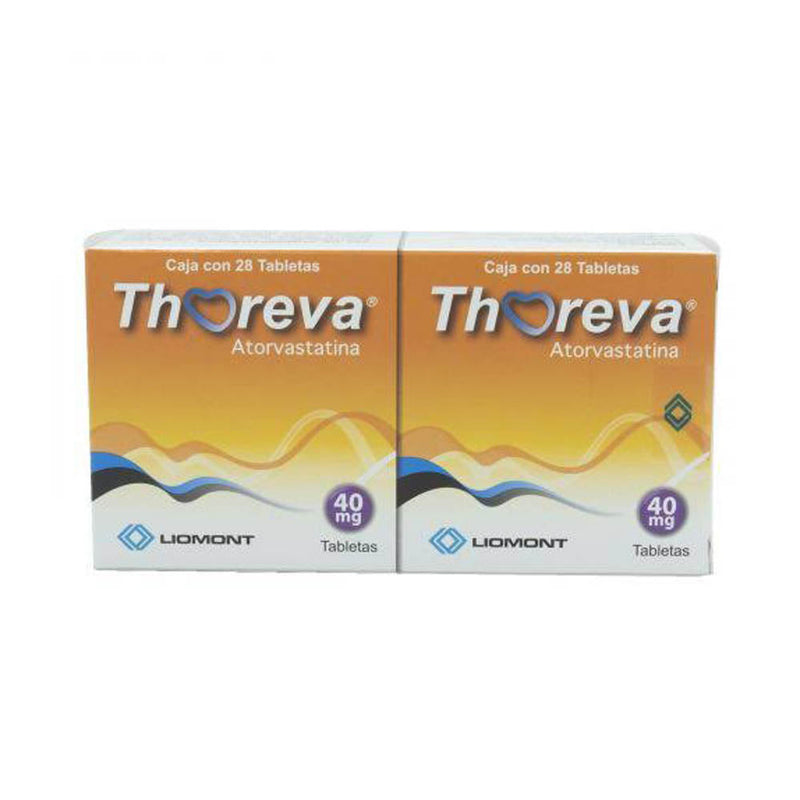 Thoreva tabletas dual con 28 40mg