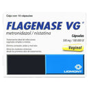 Flagenase vg 10 capsulas vaginales 500mg