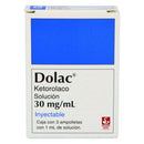 Dolac 3 ampolletas 30mg/ml