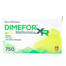 Dimefor xr 60 tabletas 750 mg