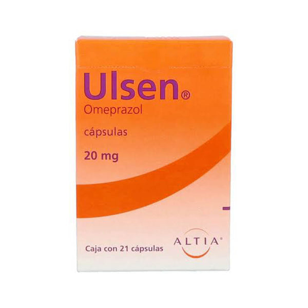 Ulsen 21 capsulas 20mg