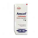 Ceftriaxona 1gr iv 10 ml ampolletas con 1 (amcef)