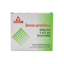 LEVOCARNITINA INY 1GR/5ML AMP C/1 (AMSA)